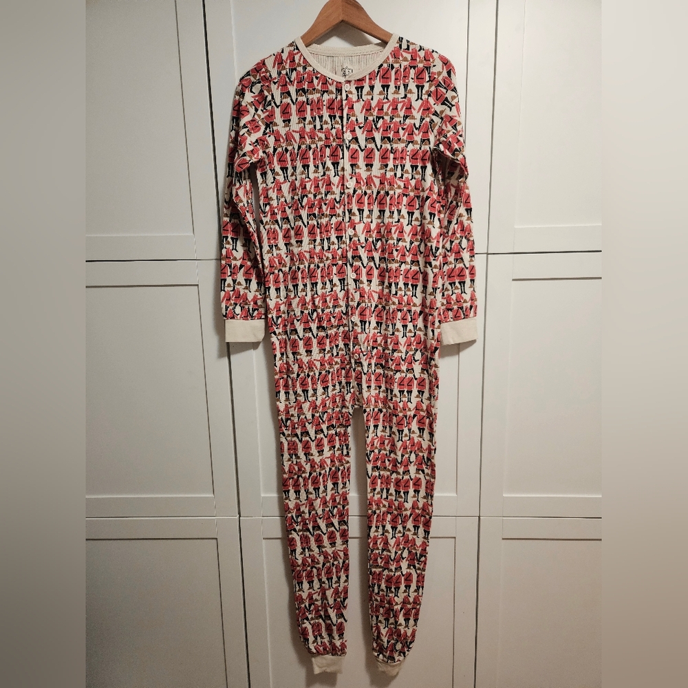 Arborist Canadian Mountie One Piece Onesie Pyjama Pajama Set - Red and White